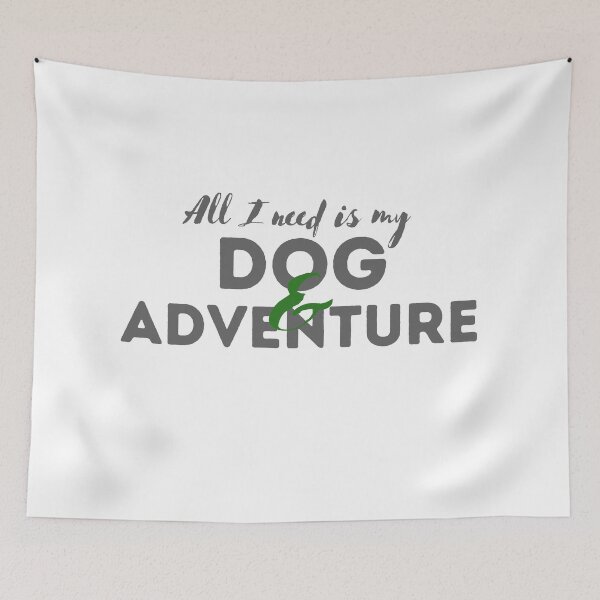 Item preview, My Dog & Adventure (Green) designed and sold by TuckerandLeo.
