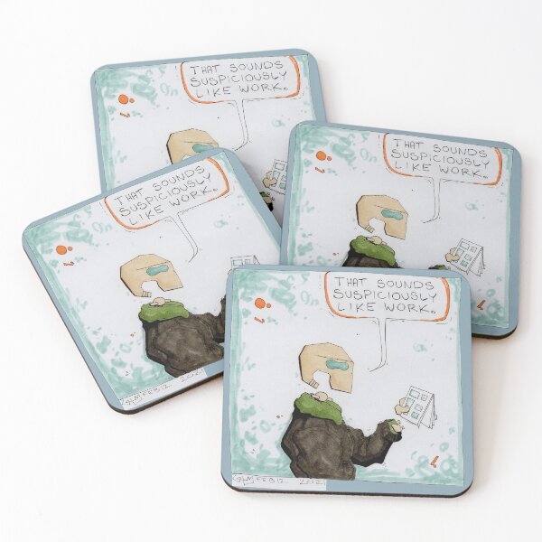 Item preview, Suspicious Comic Panel designed and sold by Darjeeling-Arts.