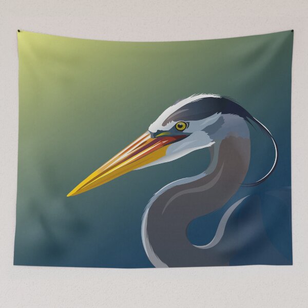 Item preview, Great Blue Heron designed and sold by hermitenvy.