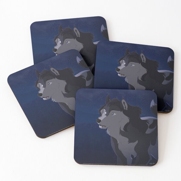 Item preview, Wolf and Moon designed and sold by WynBird.