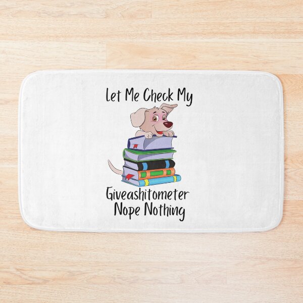 Item preview, Let Me Check My Giveashitometer Nope Nothing dog book designed and sold by VeganAnimal.