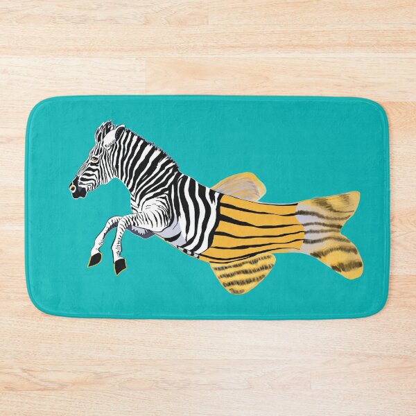 Item preview, ZEBRAFISH no text, half zebra half fish designed and sold by RBgoodies.