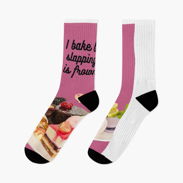 Item preview, I Bake Because Slapping People is Frowned Upon Design designed and sold by Sydney Cicourel.