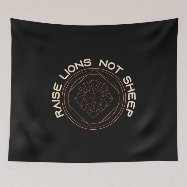 Item preview, Raise lions not sheep designed and sold by UrahGo.