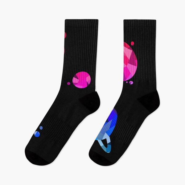 Item preview, Bisexual Themed Geometric Galaxy Planets designed and sold by cassikraft.