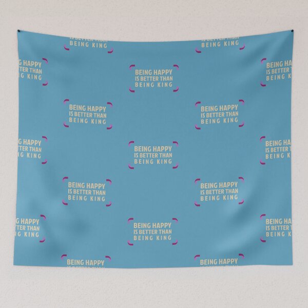 Item preview, Being Happy Is Better Than Being King designed and sold by retro87tee.