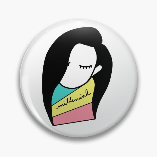 Item preview, Side Part Millenial designed and sold by bugtheslayer.