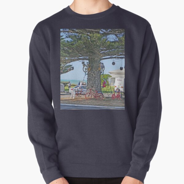 Bicycle tree, Beachport, South Australia Pullover Sweatshirt