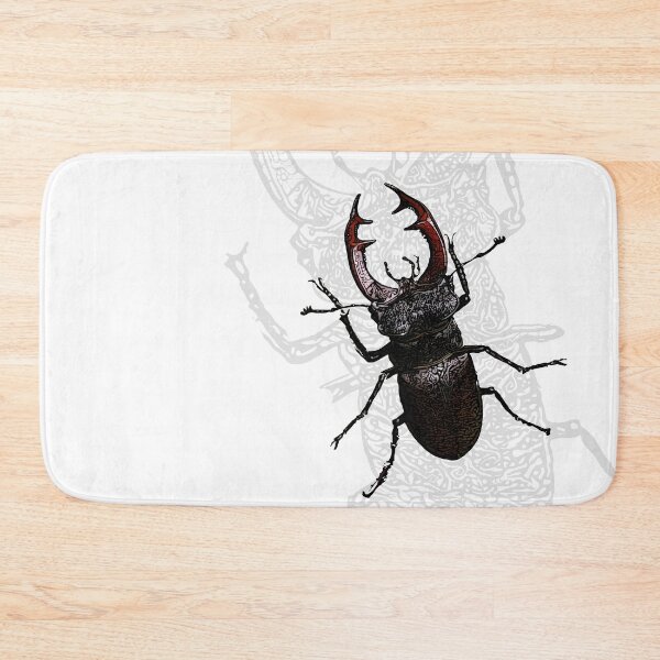 Item preview, Stag beetle vector illustration with shadow designed and sold by ranker666.