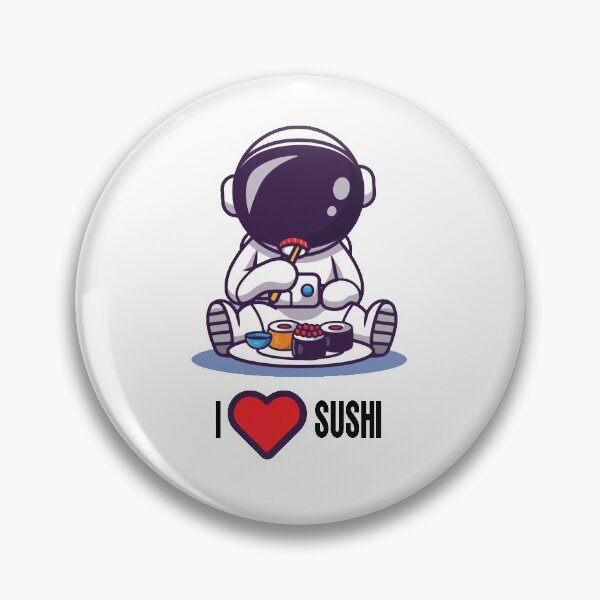 Item preview, Astronauta amante del sushi designed and sold by MasterKruG.