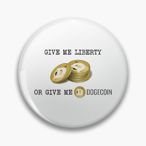 Item preview, Give me liberty or give me dogecoin designed and sold by Qitchup.