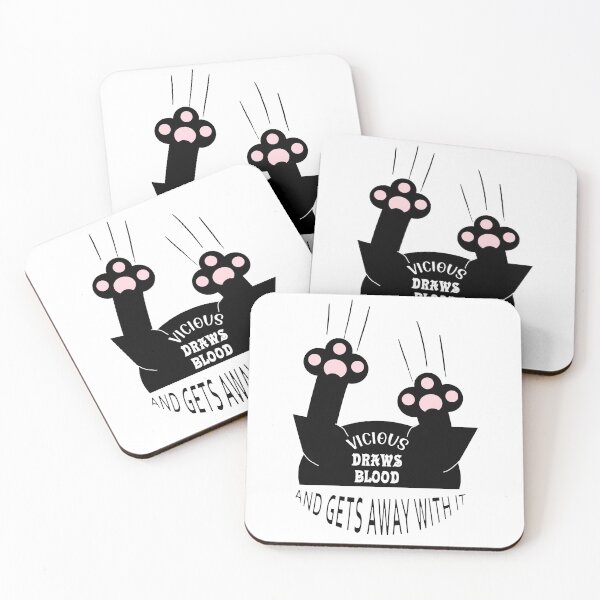 Item preview, Funny Vicious Cat Scratch Draws Blood  designed and sold by StormyMuse.