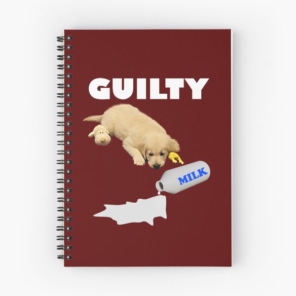 Item preview, Golden Retriever Guilty of Spilt Milk designed and sold by bradm50.