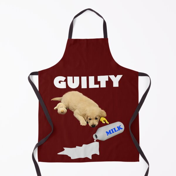 Item preview, Golden Retriever Guilty of Spilt Milk designed and sold by bradm50.