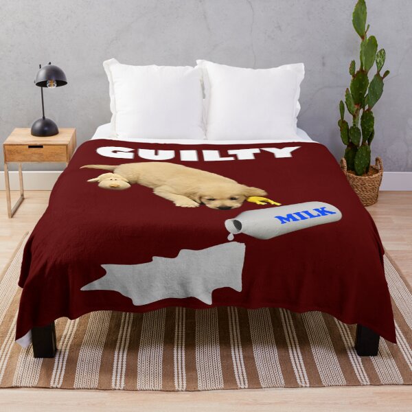 Item preview, Golden Retriever Guilty of Spilt Milk designed and sold by bradm50.