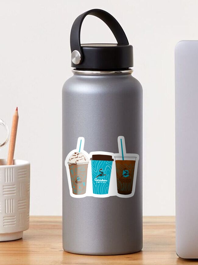 Vacation Vibes Cold Drink Cup 20oz w/Straw - Caribou Coffee