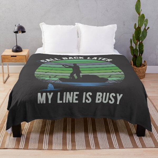 Item preview, Call Back Later - My Line Is Busy | Funny Fishing Sunset Style designed and sold by Rabbitti.