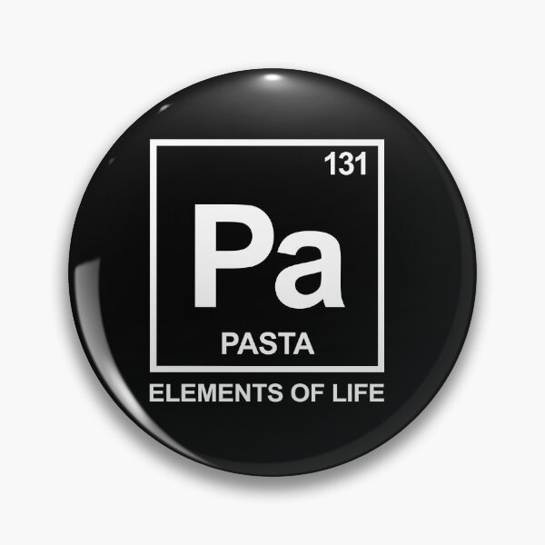 Item preview, Elements of life: 131 pasta Periodic table of pasta designed and sold by PhrasesTheThird.