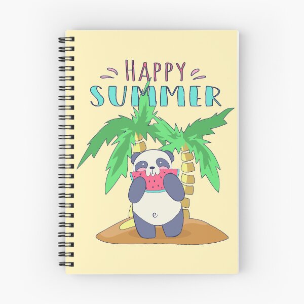 Item preview, Panda happy summer designed and sold by CutieAnimals.