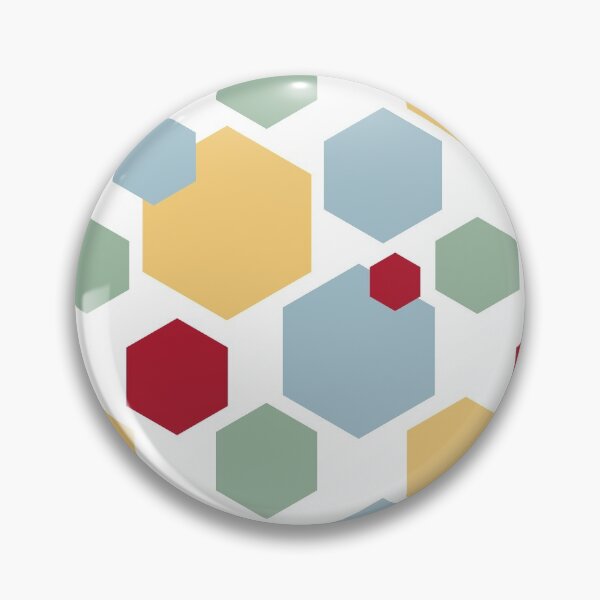 Item preview, Yellow Red Blue Green Honeycomb Geometric Pattern designed and sold by Orchard Berry.