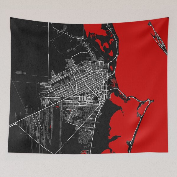 Item preview, Cancun City Map of Mexico - Oriental designed and sold by deMAP.