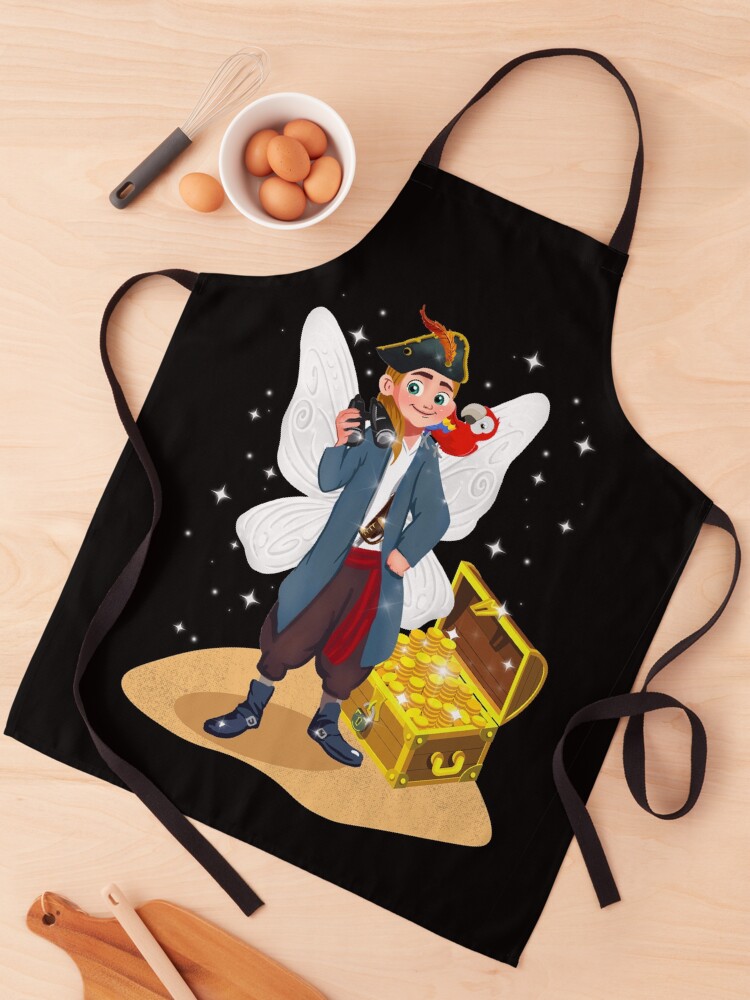 Thumbnail 1 of 6, Apron, Pirate Pete And The Lost Fairy Treasure designed and sold by TeelieTurner.