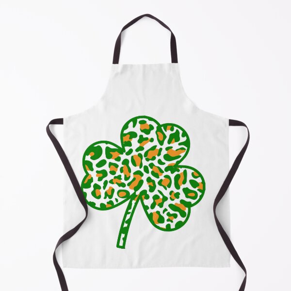Item preview, Cute Shamrock Leopard Print St Patricks Day Irish Pattern T-Shirt designed and sold by TheFlipRepublic.