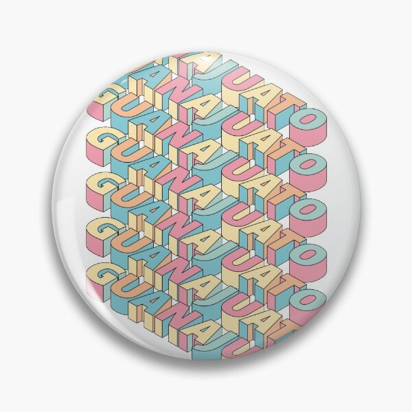 Item preview, Retro Guanajuato Mexico typographic rainbow designed and sold by stu-dio-art.