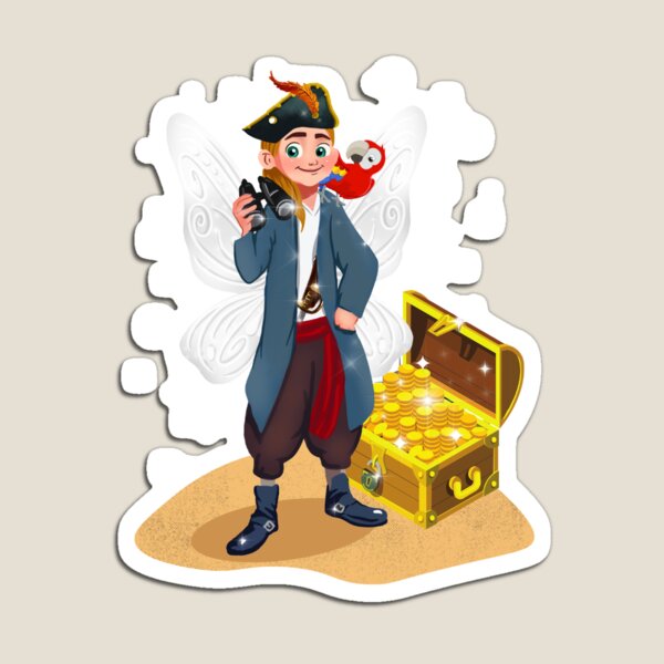 Pirate Pete And The Lost Fairy Treasure Magnet