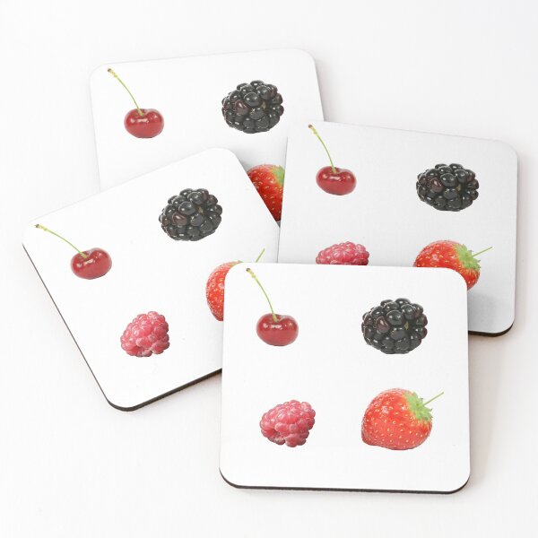 Item preview,  Fruits sticker pack, cherry, blackberry, strawberry, raspberry  designed and sold by Nostrathomas66.
