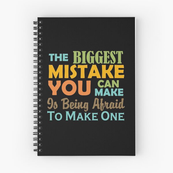 Item preview, Inspirational Text Sayings Quote Making Mistakes designed and sold by peacockcards.