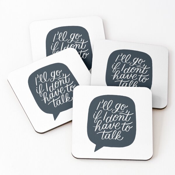 Item preview, I'll Go If I Don't Have To Talk designed and sold by kacien.