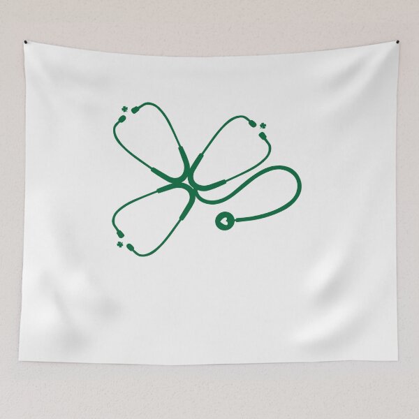 Item preview, Funny Nurse Patrick S Day Shamrock Stethoscope irish T-Shirt designed and sold by TheFlipRepublic.