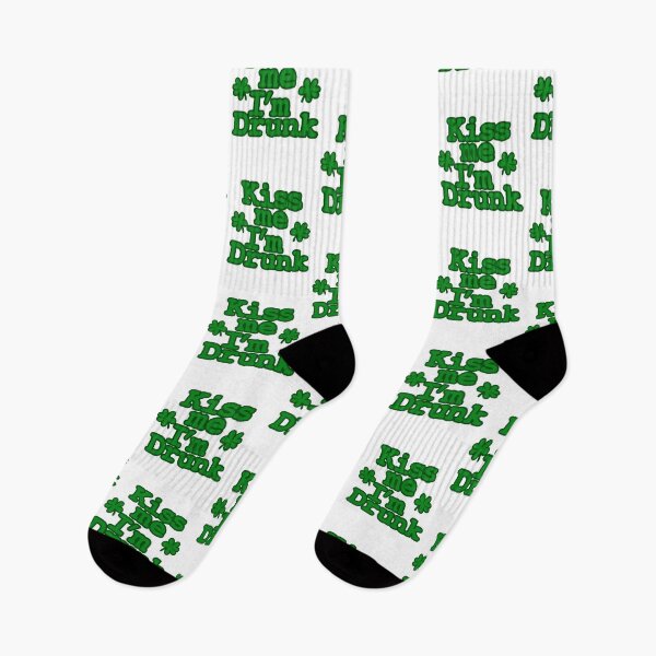 Item preview, Kiss Me I am Drunk Shirt Funny Green St Patricks Day T-Shirt designed and sold by TheFlipRepublic.