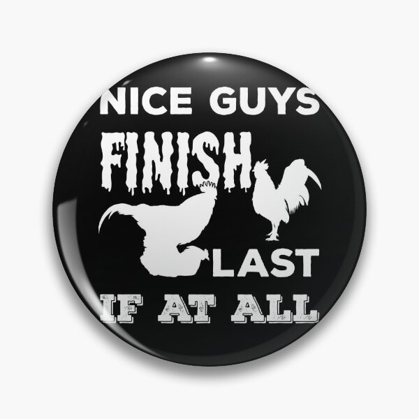Item preview, Nice Guys Finish Last If At All Funny Rooster Mating Silhouette  designed and sold by YomeHayin.