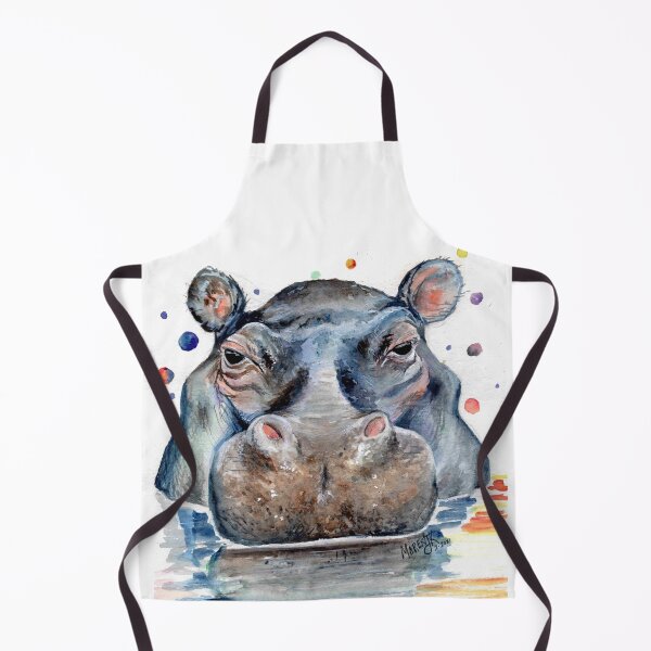 Item preview, Hippo reflections designed and sold by MarenPaintsJoy.