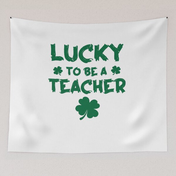 Item preview, Lucky To Be A Teacher T-Shirt St Patrick Day Gift Shirt T-Shirt designed and sold by TheFlipRepublic.