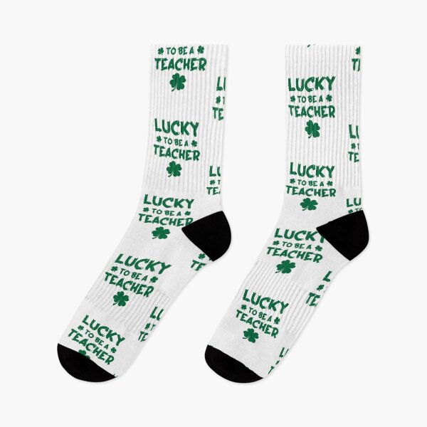 Item preview, Lucky To Be A Teacher T-Shirt St Patrick Day Gift Shirt T-Shirt designed and sold by TheFlipRepublic.