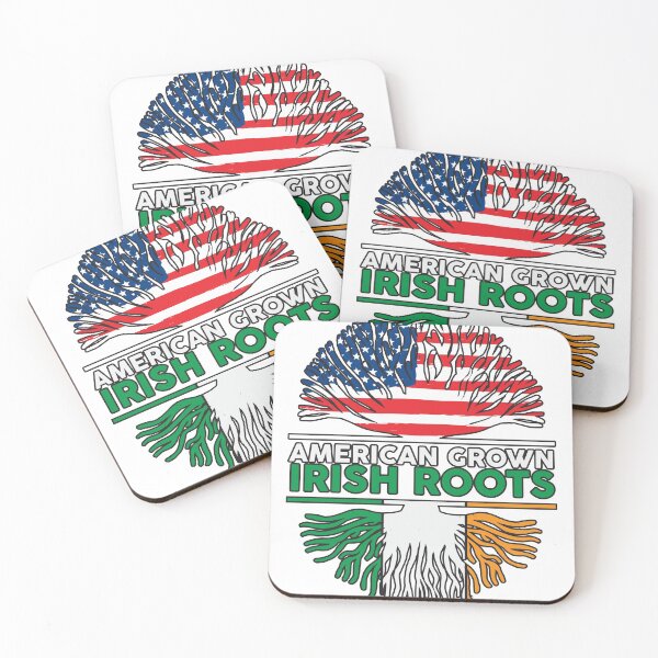 Item preview, St Patricks Day Irish American Flag Grown Roots USA Gift T-Shirt designed and sold by TheFlipRepublic.