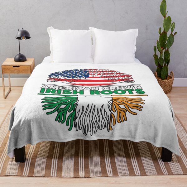 Item preview, St Patricks Day Irish American Flag Grown Roots USA Gift T-Shirt designed and sold by TheFlipRepublic.