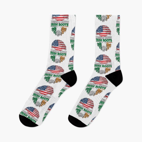 Item preview, St Patricks Day Irish American Flag Grown Roots USA Gift T-Shirt designed and sold by TheFlipRepublic.