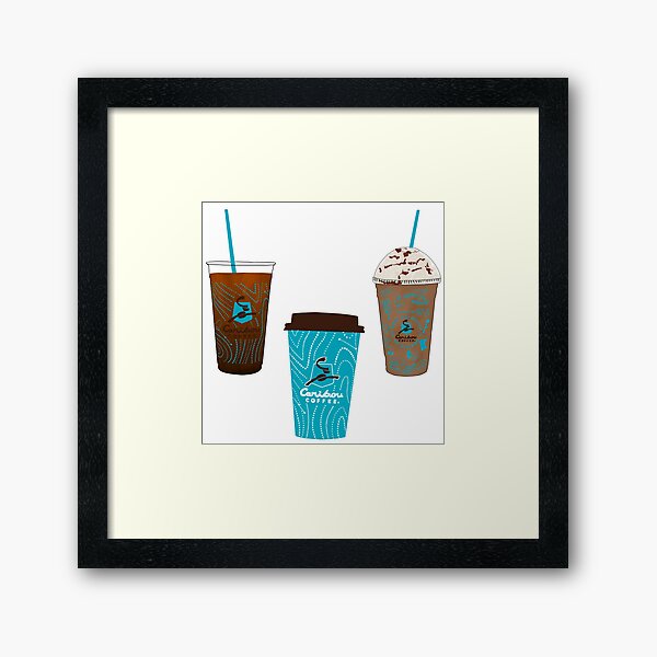 Caribou Coffee Cooler  Art Board Print for Sale by Tyler-Jan