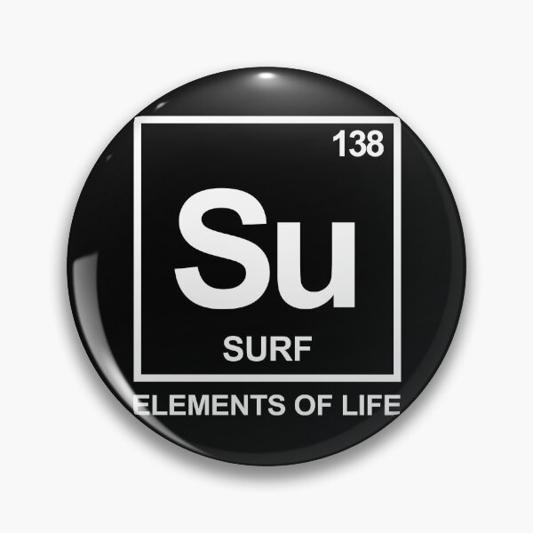 Item preview, Elements of life: 138 surf periodic table surfing designed and sold by PhrasesTheThird.