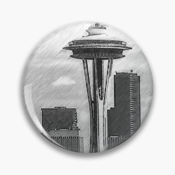 Item preview, Seattle Skyline Sketched designed and sold by KirtTisdale.