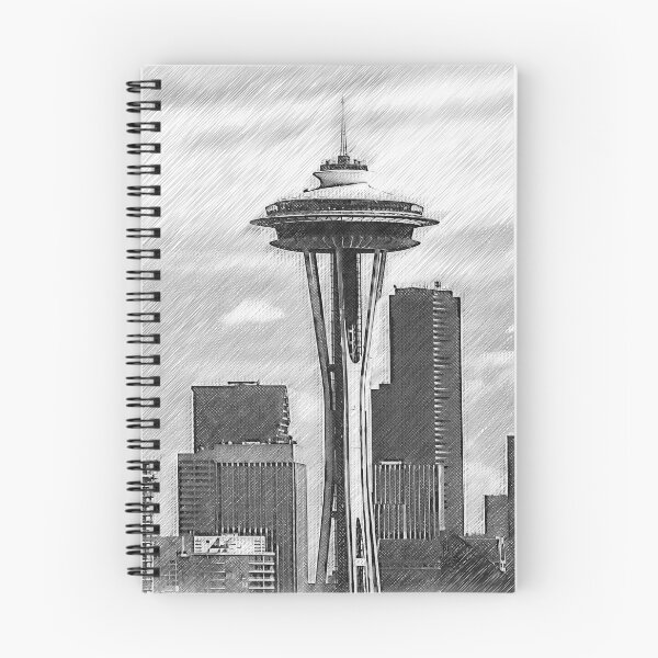 Item preview, Seattle Skyline Sketched designed and sold by KirtTisdale.