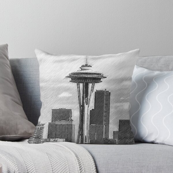 Item preview, Seattle Skyline Sketched designed and sold by KirtTisdale.