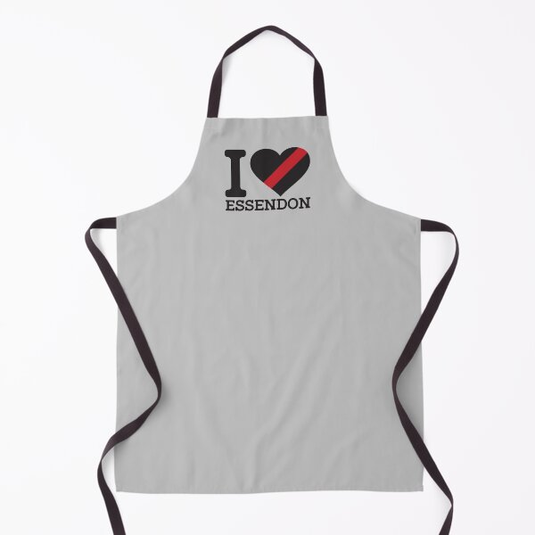 Aperçu de l'œuvre "J'adore Essendon" AFL Inspired Inspired Apparels, Merchandise, T Shirts, Leggings, Skirt, Mask, Tablier, Eco Bag créée et vendue par Ink Inc.