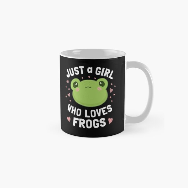 Frogs Drinking Tea Mushroom Cute Cottagecore Aesthetic Frog Mug - Teeruto