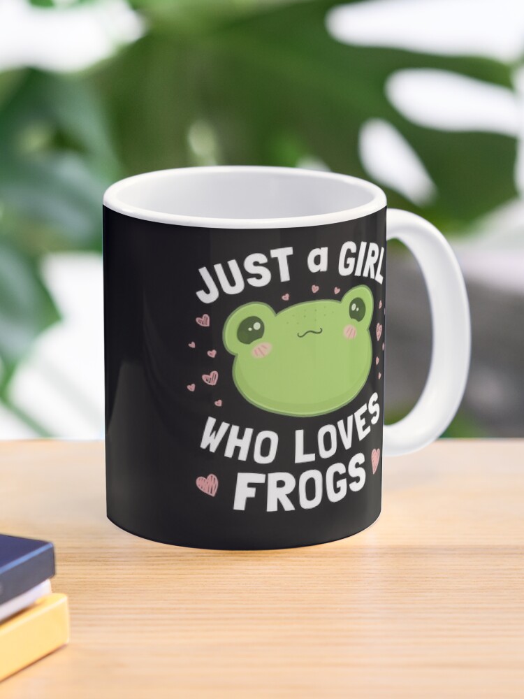 Just A Girl Who Loves Frogs Kawaii: Chubby Cottagecore Aesthetic Froggy,  Perfect for Teens and Birthday Celebrations Coffee Mug for Sale by  MinistryOfFrogs