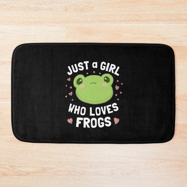 Item preview, Just A Girl Who Loves Frogs Kawaii: Chubby Cottagecore Aesthetic Froggy, Perfect for Teens and Birthday Celebrations designed and sold by MinistryOfFrogs.